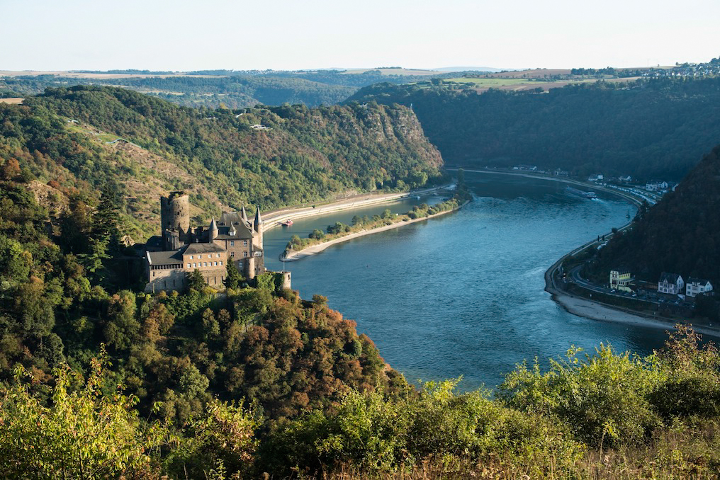 The Katzenburg Castle over the Rhine